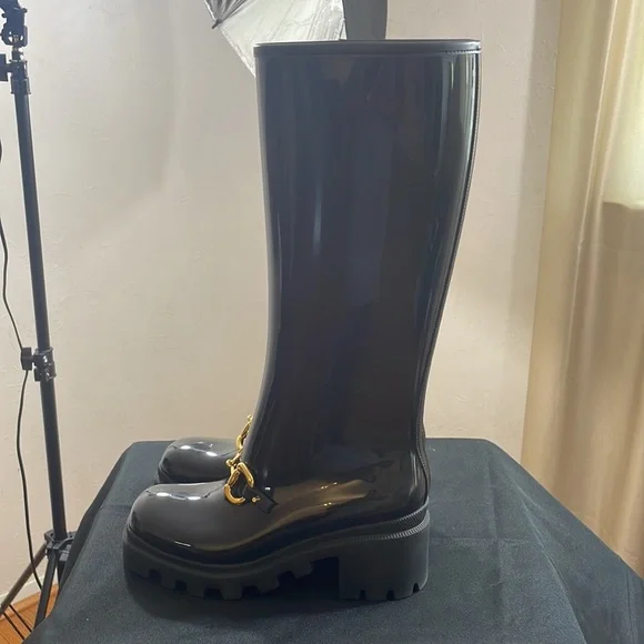 Gucci knee-high boot with Horsebit 6 - Picture 3 of 8